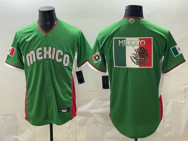 Men 2026 World Cub USA blank green Nike MLB Jersey 008